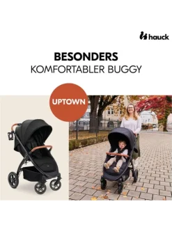 Buggy & Sportwagen UpTown Black (mit Liegefunktion, in schwarz