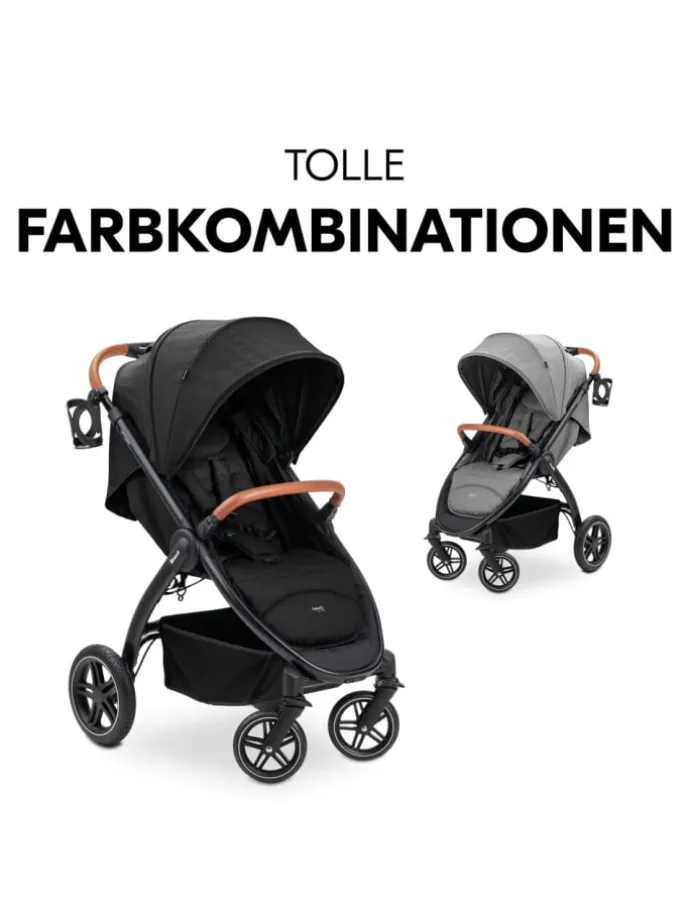 Buggy & Sportwagen UpTown Black (mit Liegefunktion, in schwarz