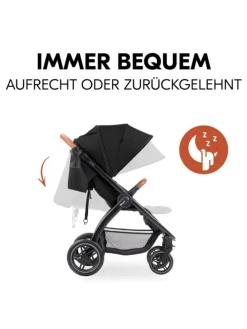 Buggy & Sportwagen UpTown Black (mit Liegefunktion, in schwarz