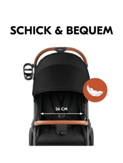 Buggy & Sportwagen UpTown Black (mit Liegefunktion in schwarz
