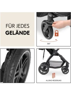 Buggy & Sportwagen UpTown Black (mit Liegefunktion in schwarz