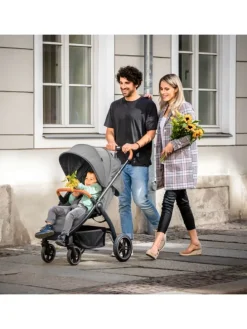 Buggy & Sportwagen UpTown Black (mit Liegefunktion, in grau