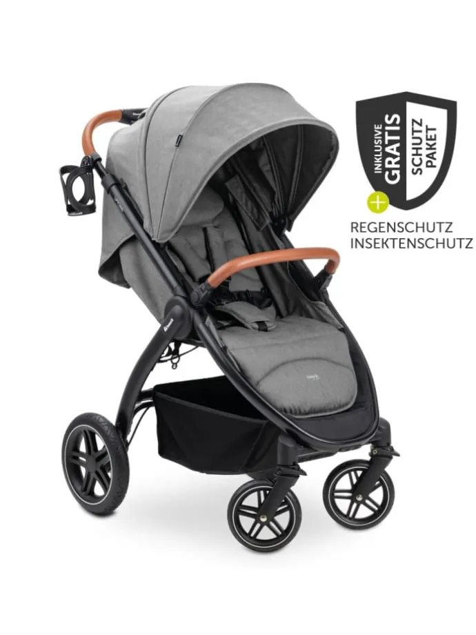 Buggy & Sportwagen UpTown Black (mit Liegefunktion in grau