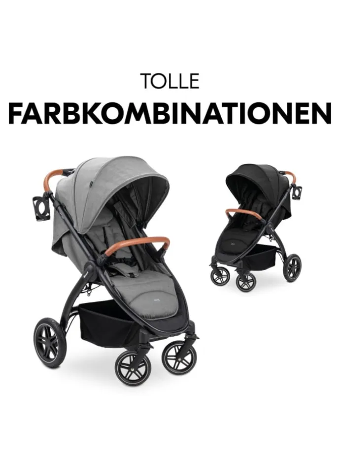 Buggy & Sportwagen UpTown Black (mit Liegefunktion in grau