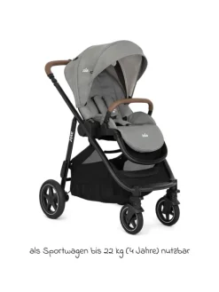 Buggy & Sportwagen Versatrax mit neuem Reifen-Design in grau