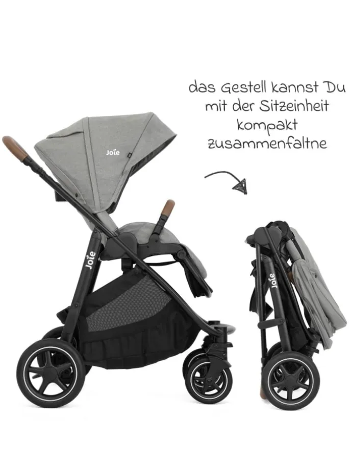 Buggy & Sportwagen Versatrax mit neuem Reifen-Design in grau