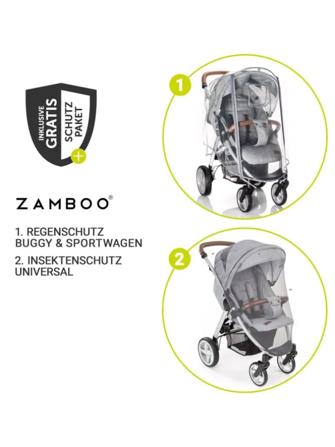 Buggy & Sportwagen Vision X inkl. XXL Zubehörpaket in rosa