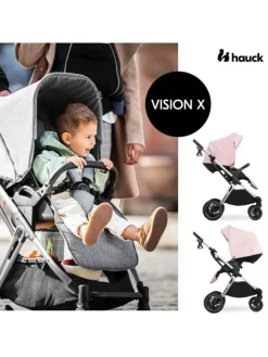 Buggy & Sportwagen Vision X inkl. XXL Zubehörpaket in rosa