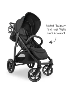 Buggy Rapid 4D AIR (bis 25 kg) - mit Luftreifen, in schwarz