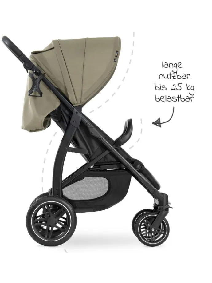 Buggy Rapid 4D AIR (bis 25 kg) - mit Luftreifen, in schwarz,beige
