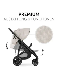 Buggy Rapid 4D (bis 25 kg) - XL Verdeck & in schwarz,beige