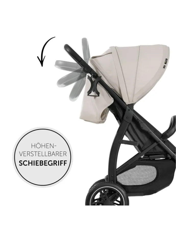 Buggy Rapid 4D (bis 25 kg) - XL Verdeck & in schwarz,beige