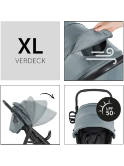 Buggy Rapid 4D (bis 25 kg) - XL Verdeck & in schwarz,blau