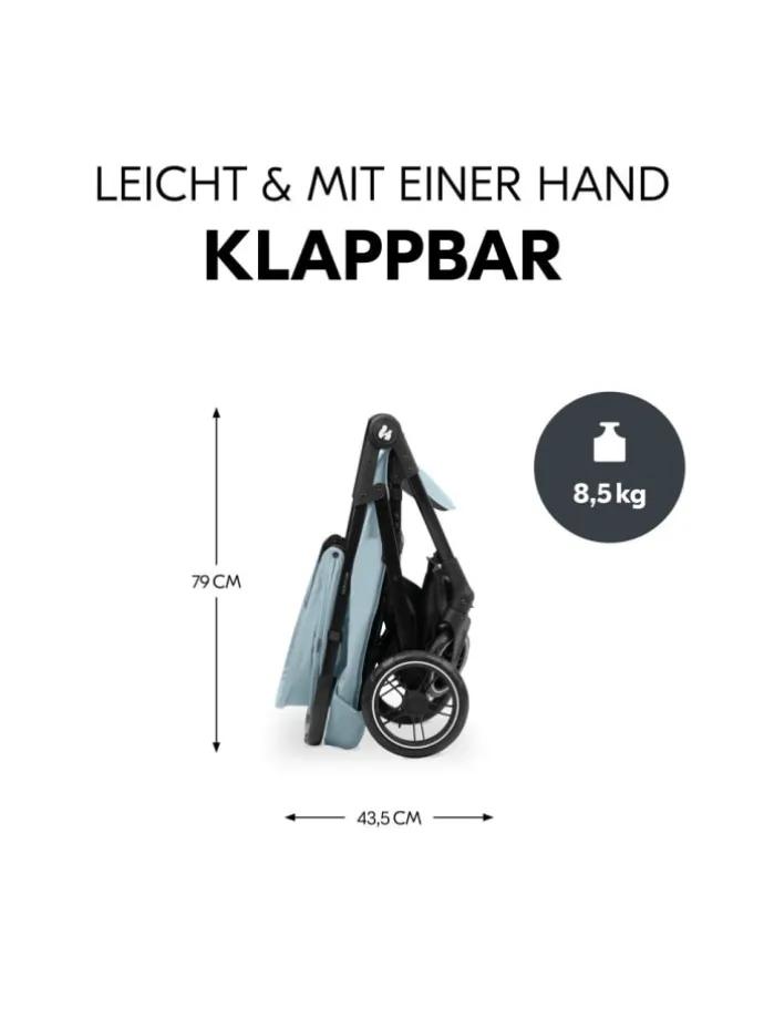 Buggy Shop N Care - Dusty Blue in blau