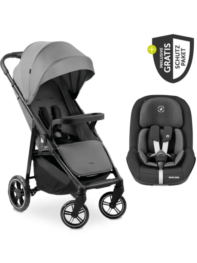 Buggy Shop N Care inkl. Reboarder Pearl Pro in grau,schwarz