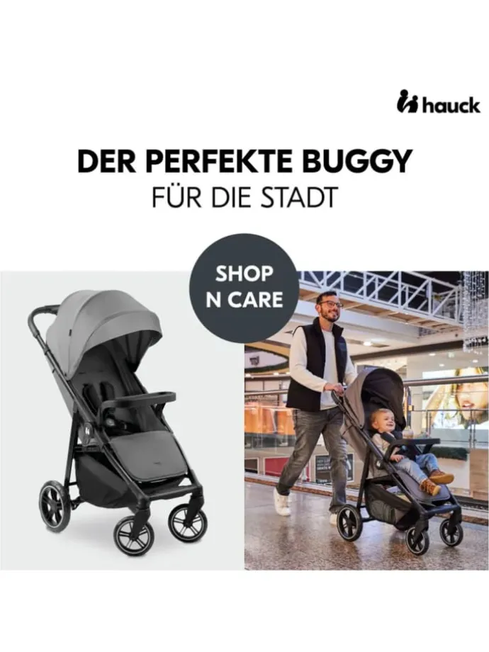 Buggy Shop N Care inkl. Reboarder Pearl Pro in grau,schwarz