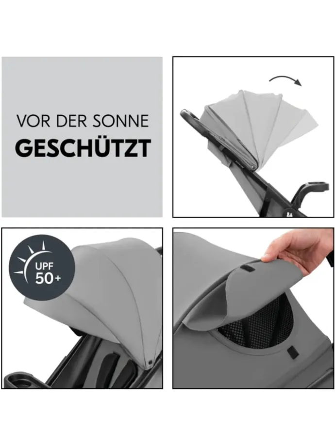 Buggy Shop N Care inkl. Reboarder Pearl Pro in grau,schwarz