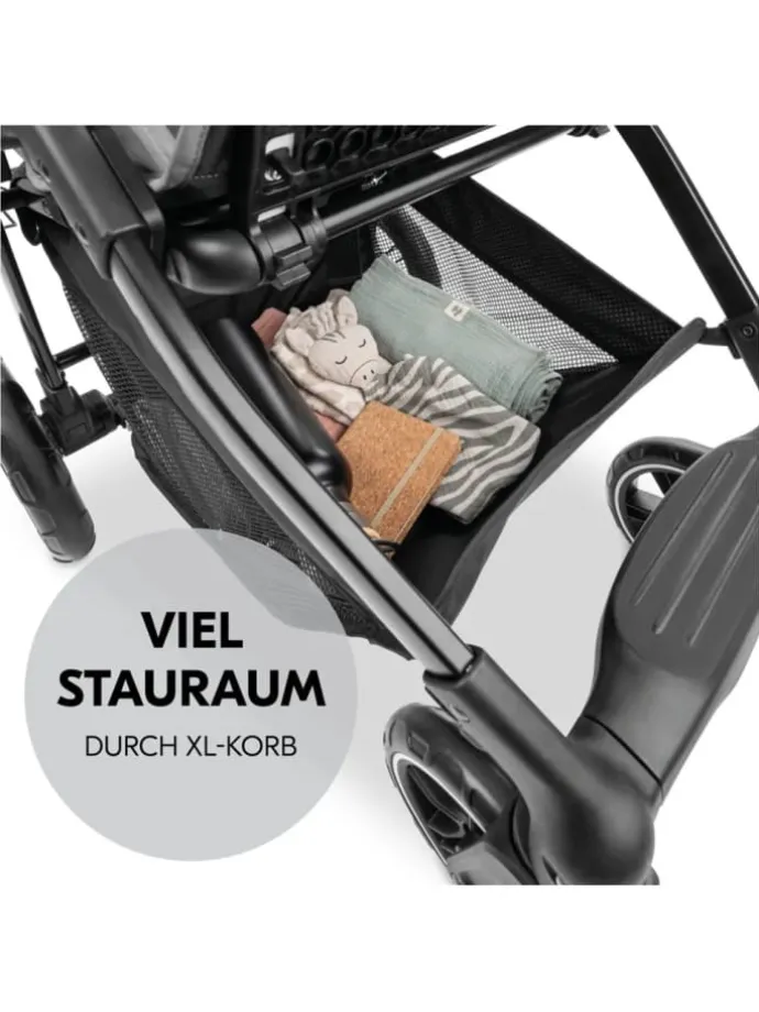 Buggy Shop N Care inkl. Reboarder Pearl Pro in grau,schwarz