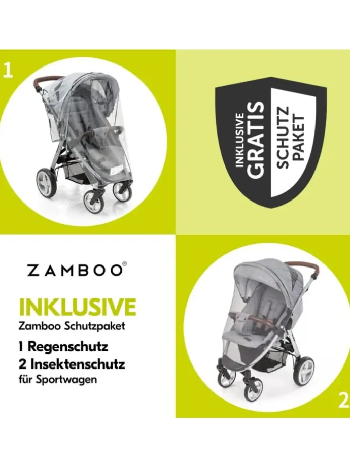 Buggy Shop N Care inkl. Reboarder Pearl Pro in blau,schwarz