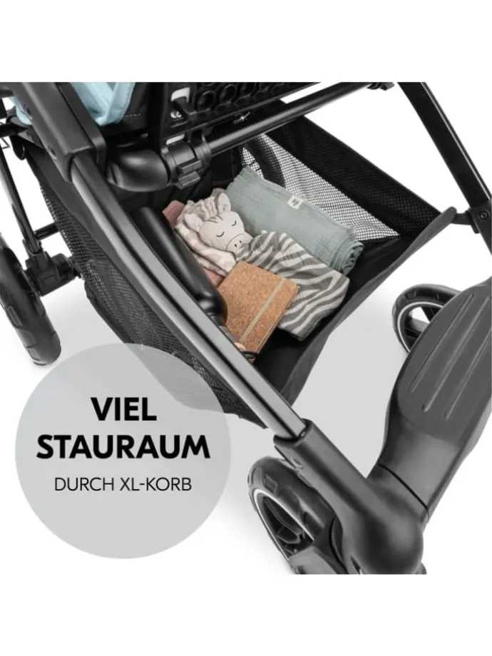 Buggy Shop N Care inkl. Reboarder Pearl Pro in blau,schwarz