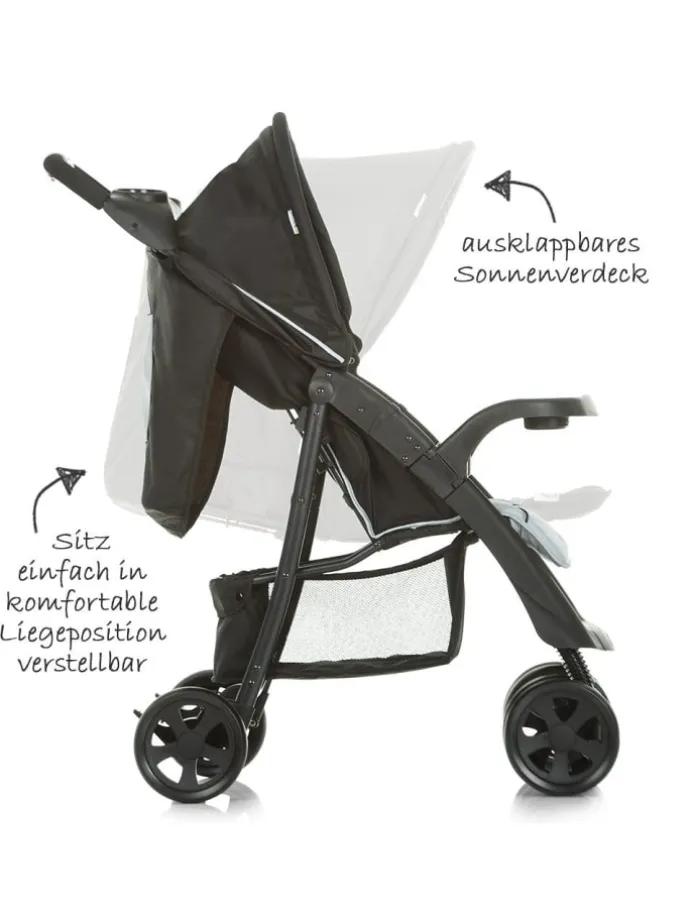 Buggy Shopper Neo II - Caviar Silver in schwarz,grau