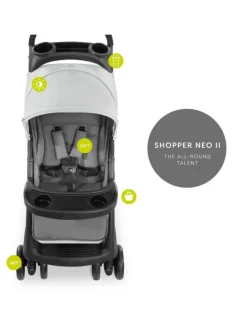 Buggy Shopper Neo II inkl. XXL Zubehörpaket in grau,schwarz