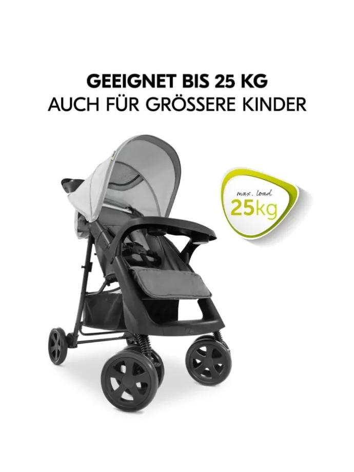 Buggy Shopper Neo II inkl. XXL Zubehörpaket in grau,schwarz