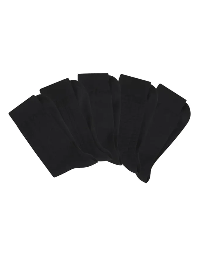 Businesssocken in 5x schwarz