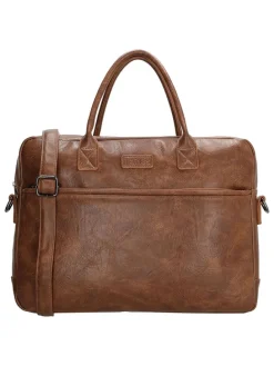 Businesstasche in Hellbraun - (B)39 x (H)28 x (T)6 cm