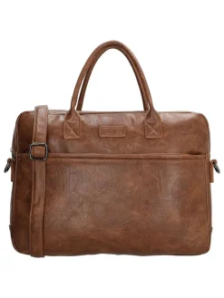 Businesstasche in Hellbraun - (B)39 x (H)28 x (T)6 cm