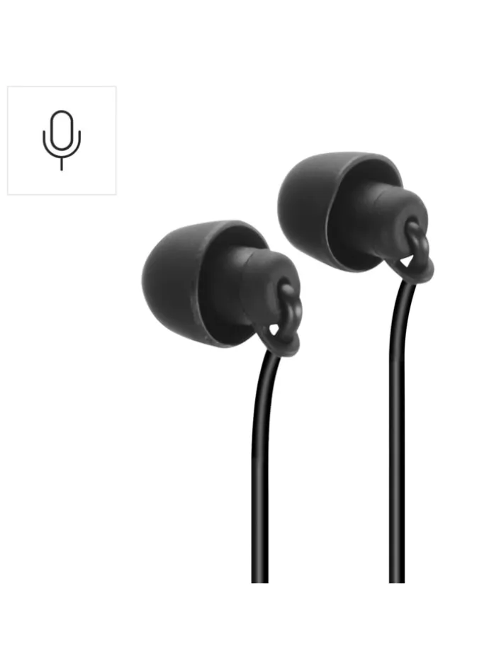 Calm, In-Ear, USB-C, Schwarz in Schwarz