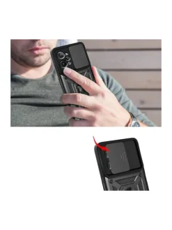 CamShield Armor Hülle kompatibel mit iPhone 14 Plus Transparent in Transparent