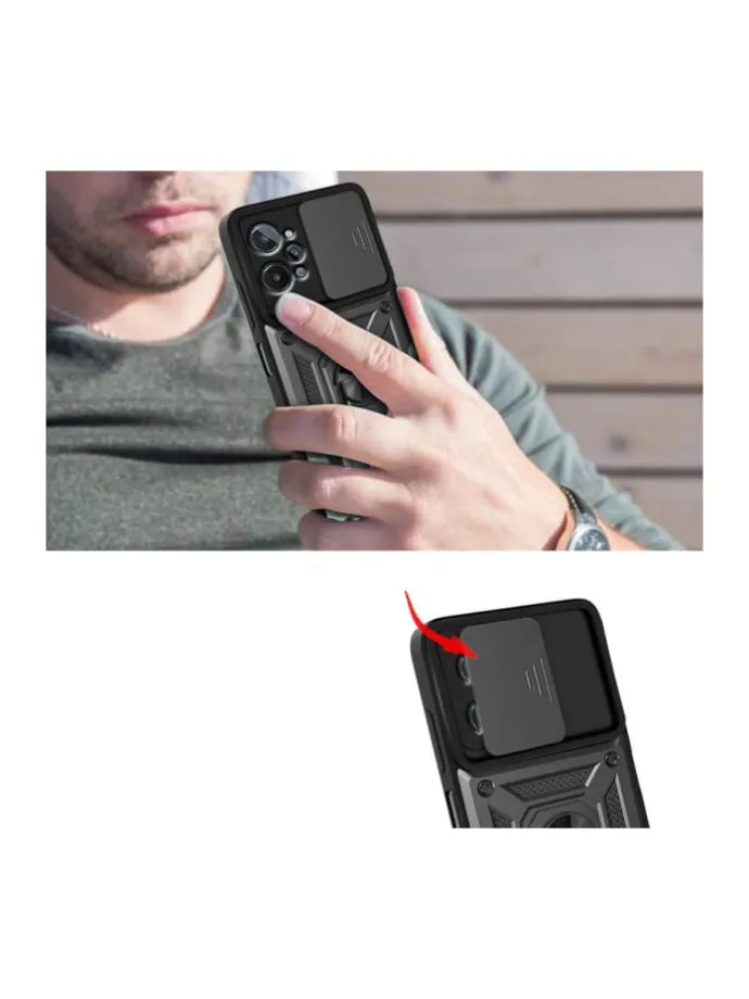 CamShield Armor Hülle kompatibel mit iPhone 14 Plus Transparent in Transparent