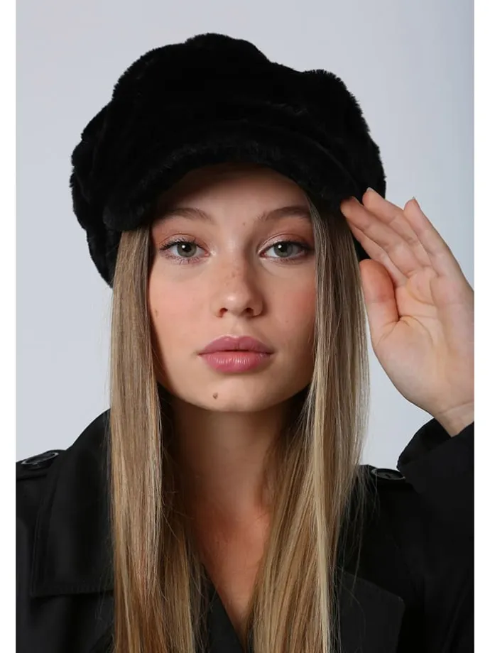 Cap in Schwarz
