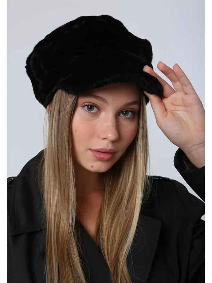 Cap in Schwarz