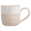 Cappuccinotasse "Smiley" in Beige/ Weiß - 190 ml