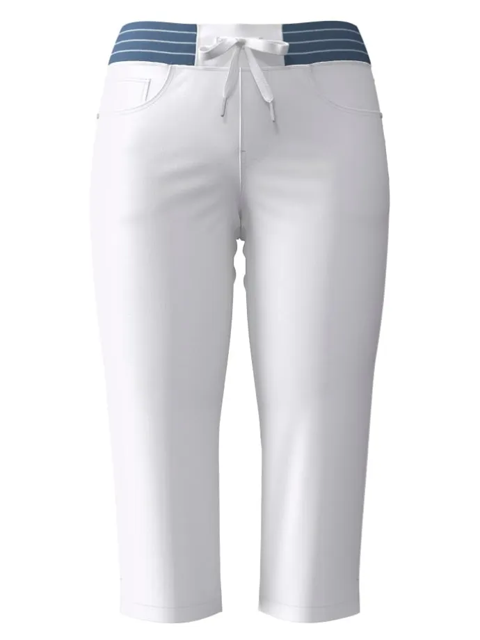 Capri-Jeans in weiß