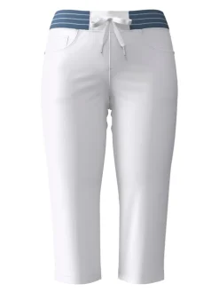 Capri-Jeans in weiß