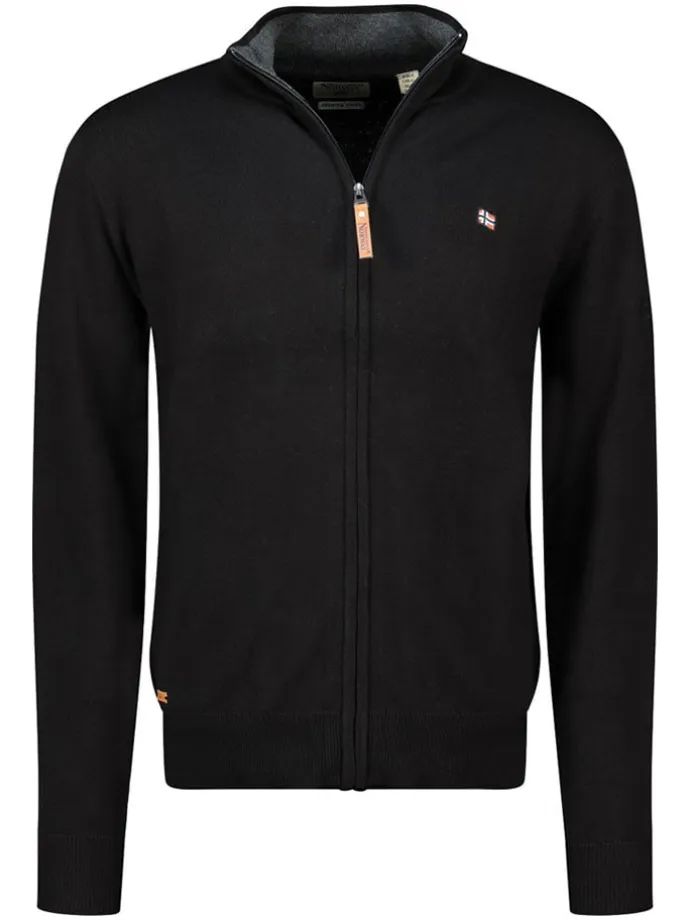 Cardigan "Fregate" in Schwarz