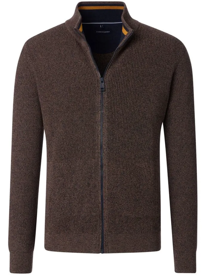 Cardigan in Braun