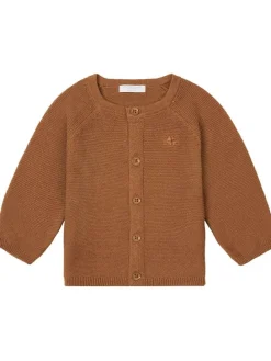 Cardigan in Hellbraun