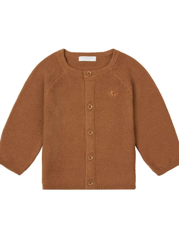 Cardigan in Hellbraun