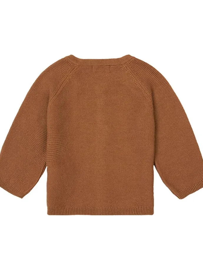 Cardigan in Hellbraun