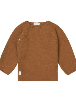 Cardigan in Hellbraun