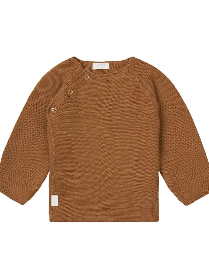 Cardigan in Hellbraun