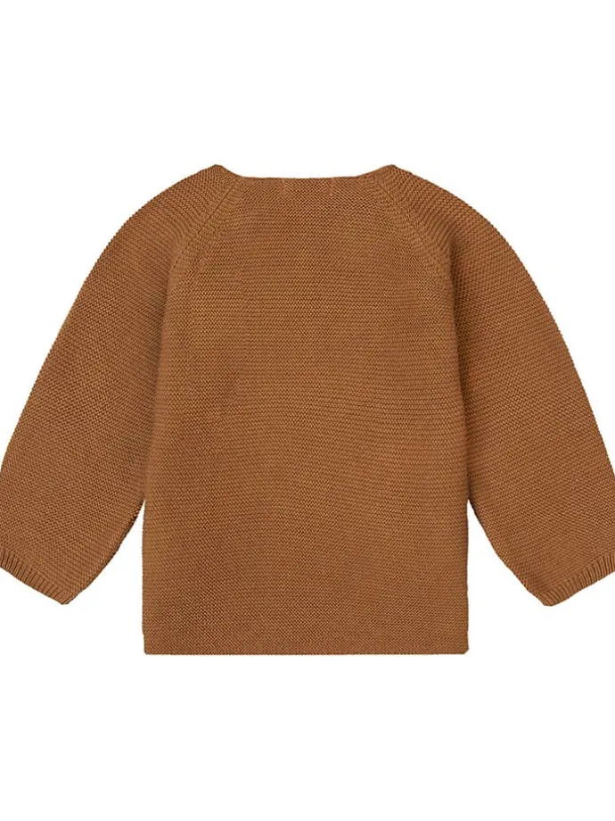 Cardigan in Hellbraun