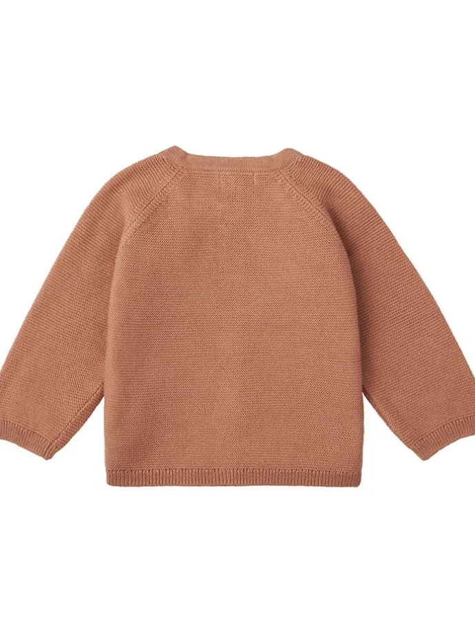 Cardigan in Hellbraun