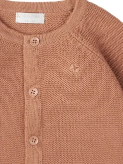 Cardigan in Hellbraun