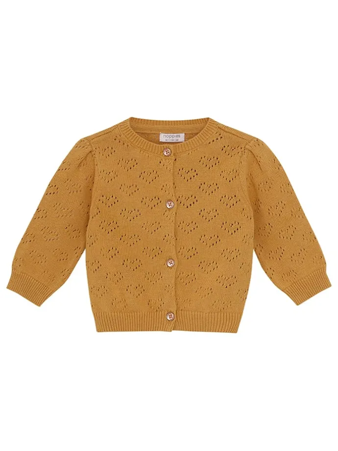 Cardigan in Hellbraun