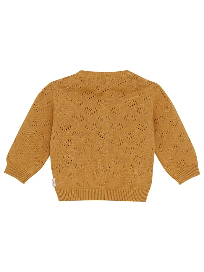 Cardigan in Hellbraun
